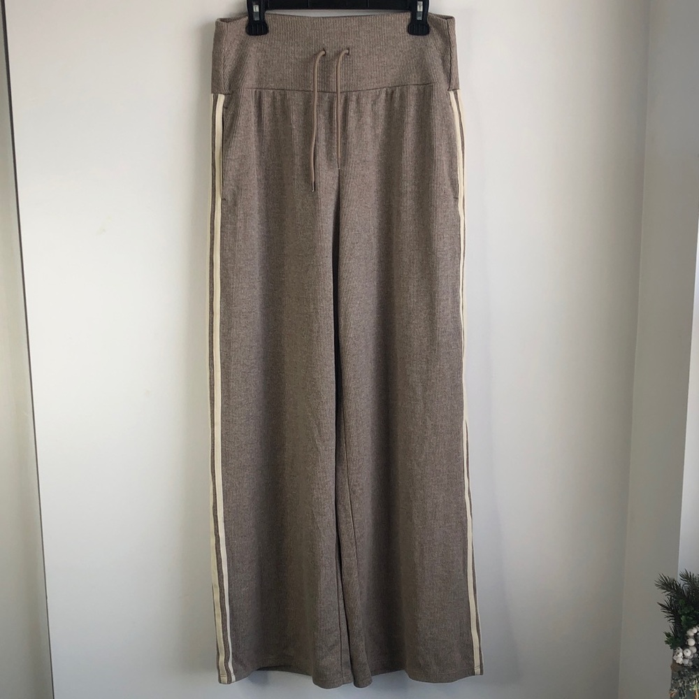 Halara Taupe Wide Leg Lounge Pants